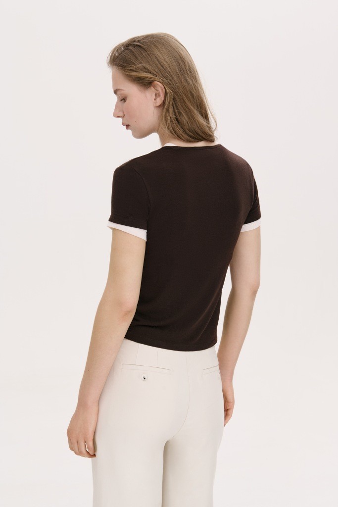 БАЗОВА ФУТБОЛКА ОБТИСЛОГО КРОЮ  1267 зображення 1